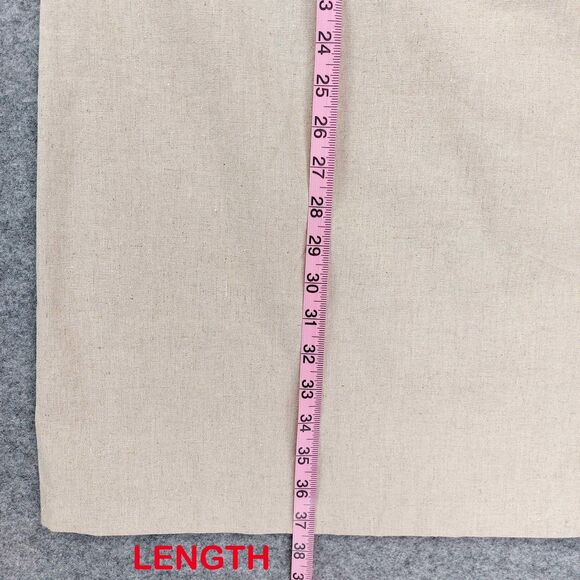 Marla Kim Skirt Sz XL Beige Linen Cotton Blend Midi Modest Slit Career Chic - Picture 7 of 12